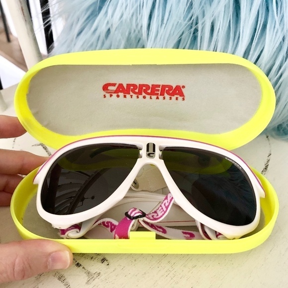 Carrera, Vintage, 1980s, Glacier, Sunglasses, Ski Glasses, Austria, W/ Case RARE - Picture 14 of 16